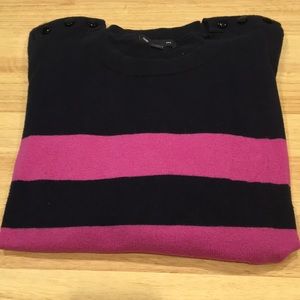 Gap navy and pink sweater